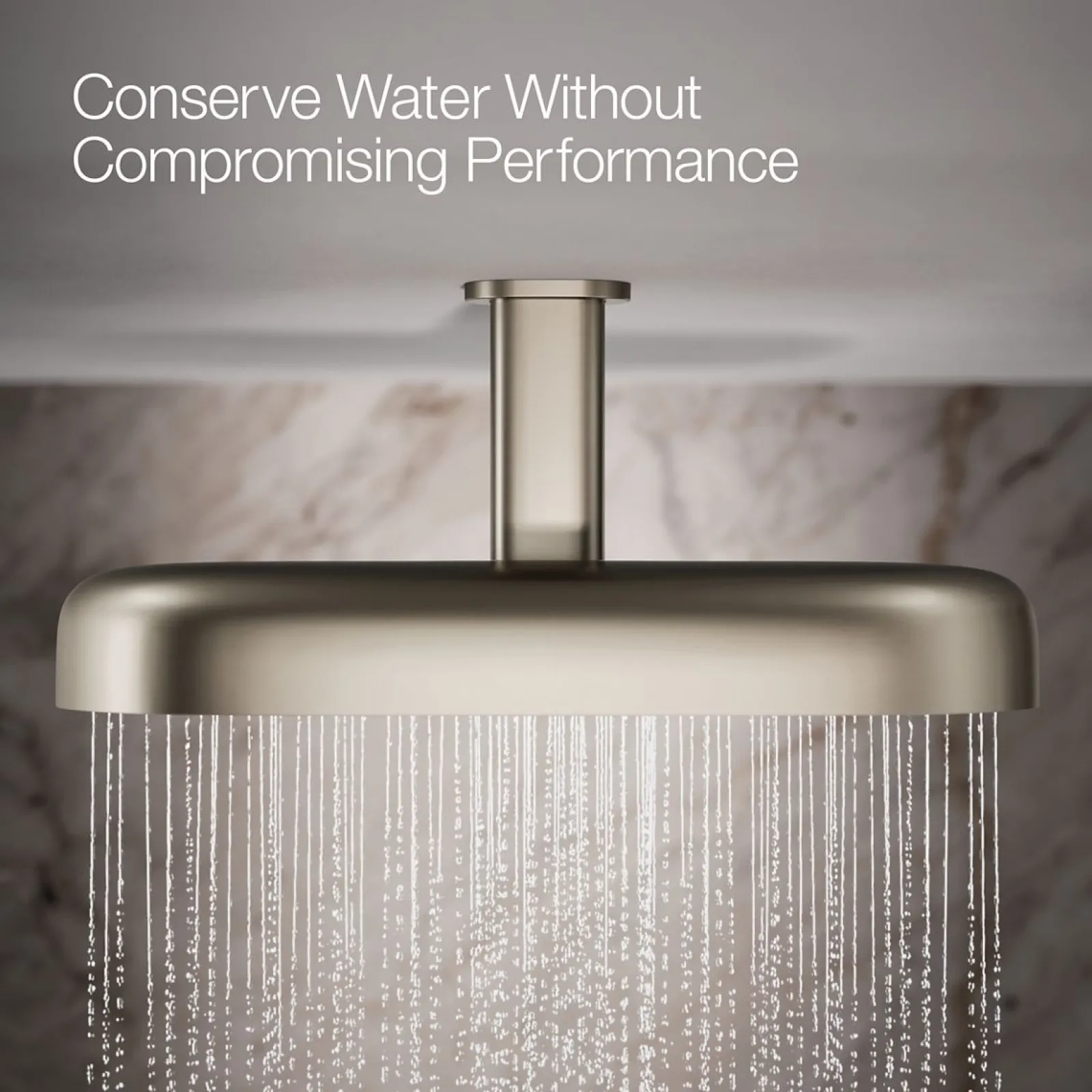 Oblong 18" two-function rainhead, 2.5 gpm^Kohler Clearance
