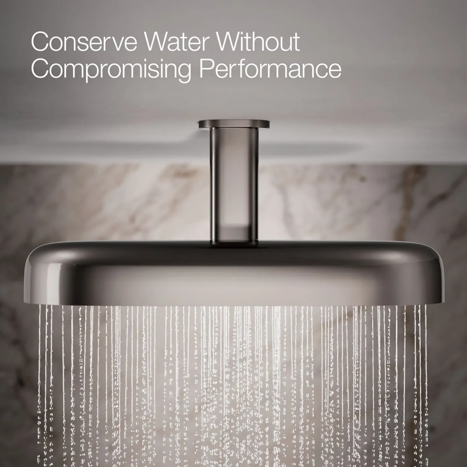 Oblong 18" two-function rainhead, 2.5 gpm^Kohler Clearance