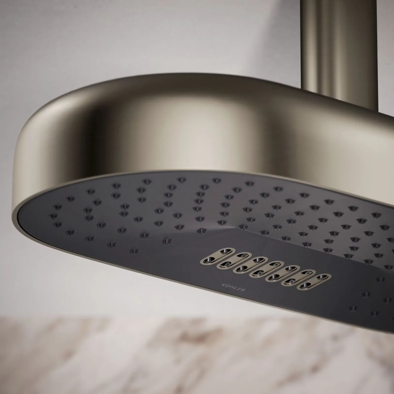 Oblong 18" two-function rainhead, 2.5 gpm^Kohler Clearance