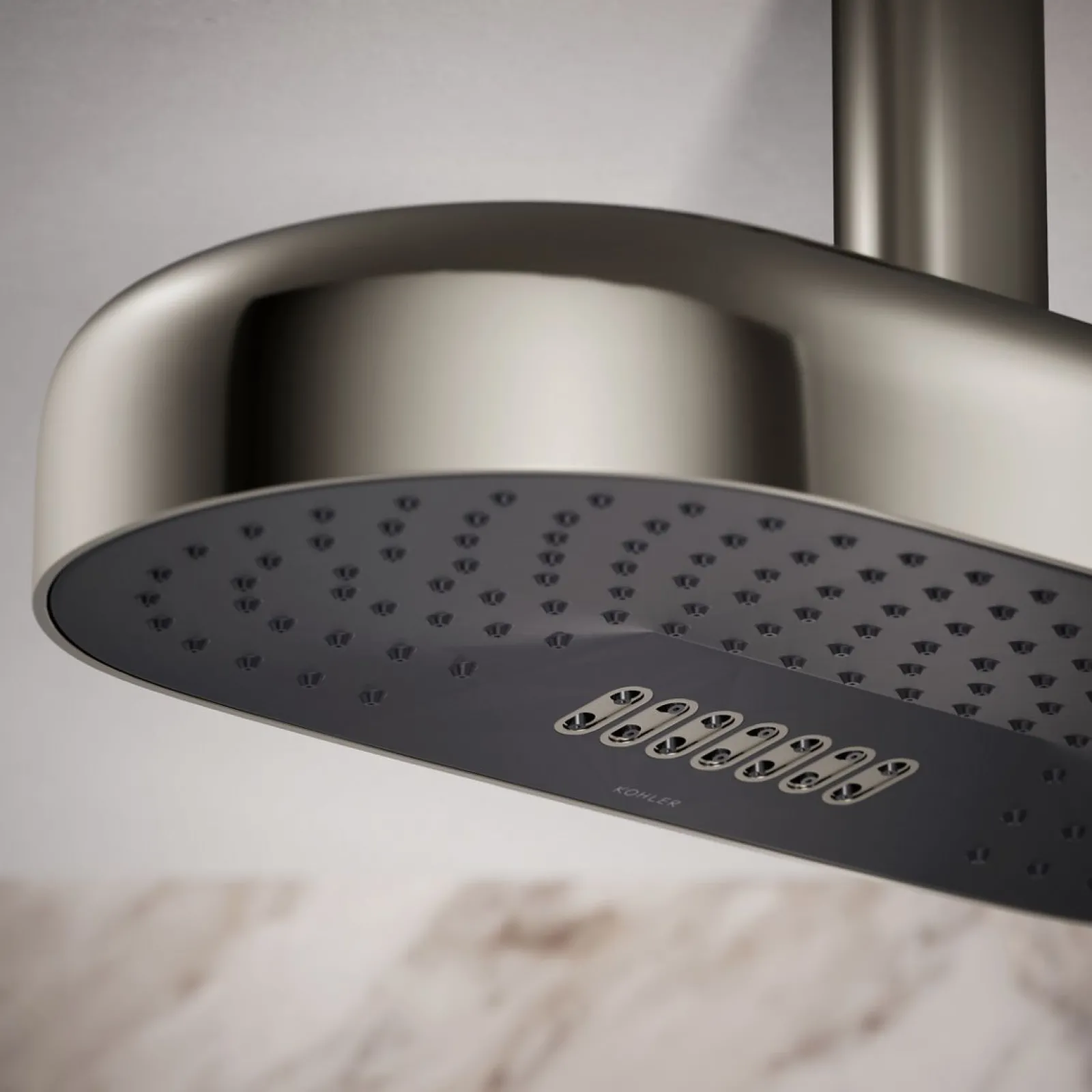 Oblong 18" two-function rainhead, 2.5 gpm^Kohler Clearance