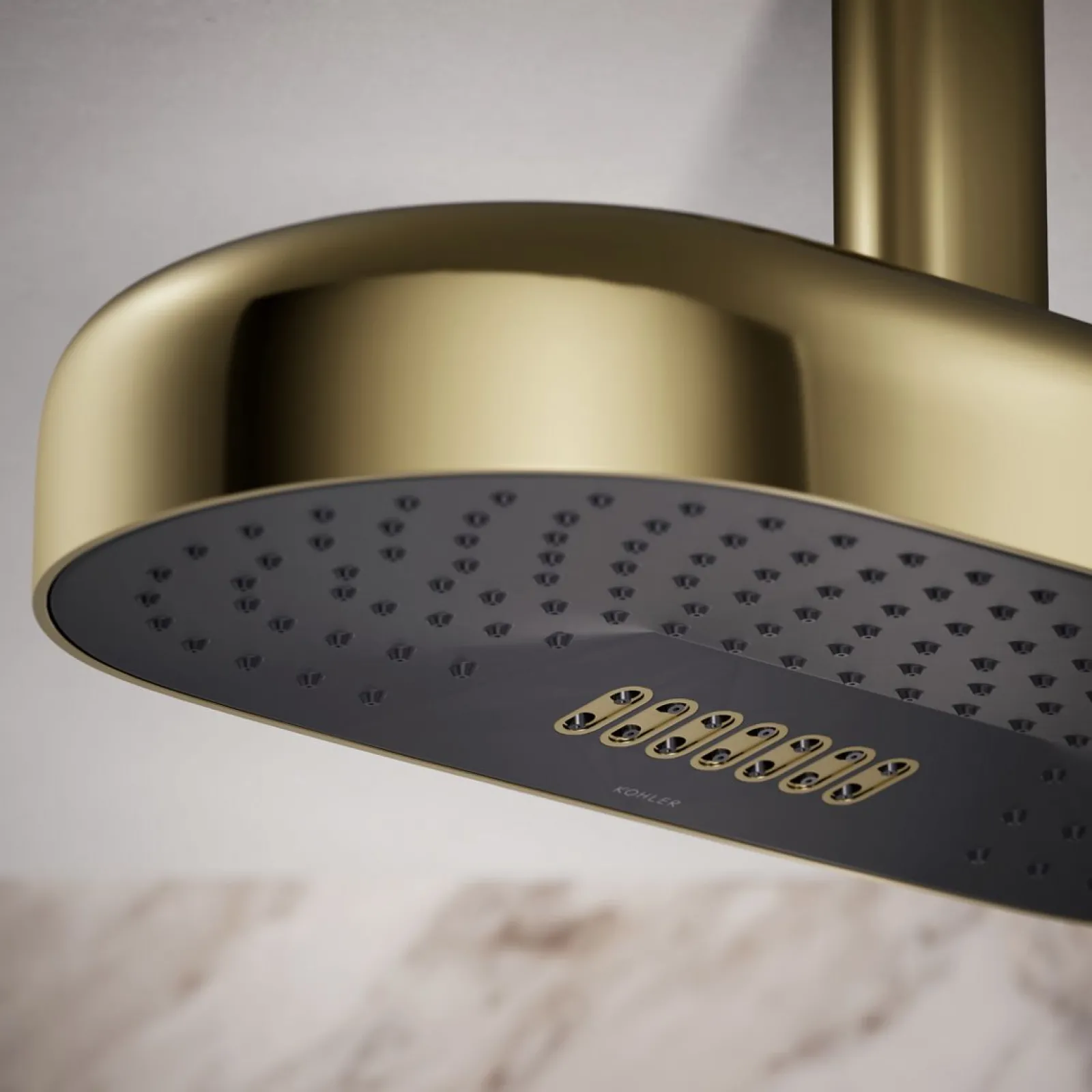 Oblong 18" two-function rainhead, 2.5 gpm^Kohler Clearance