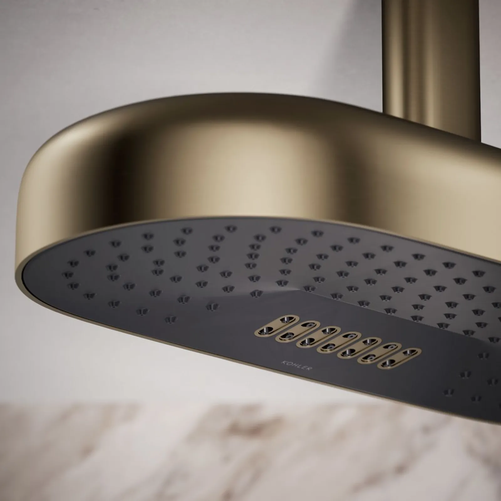 Oblong 18" two-function rainhead, 2.5 gpm^Kohler Clearance