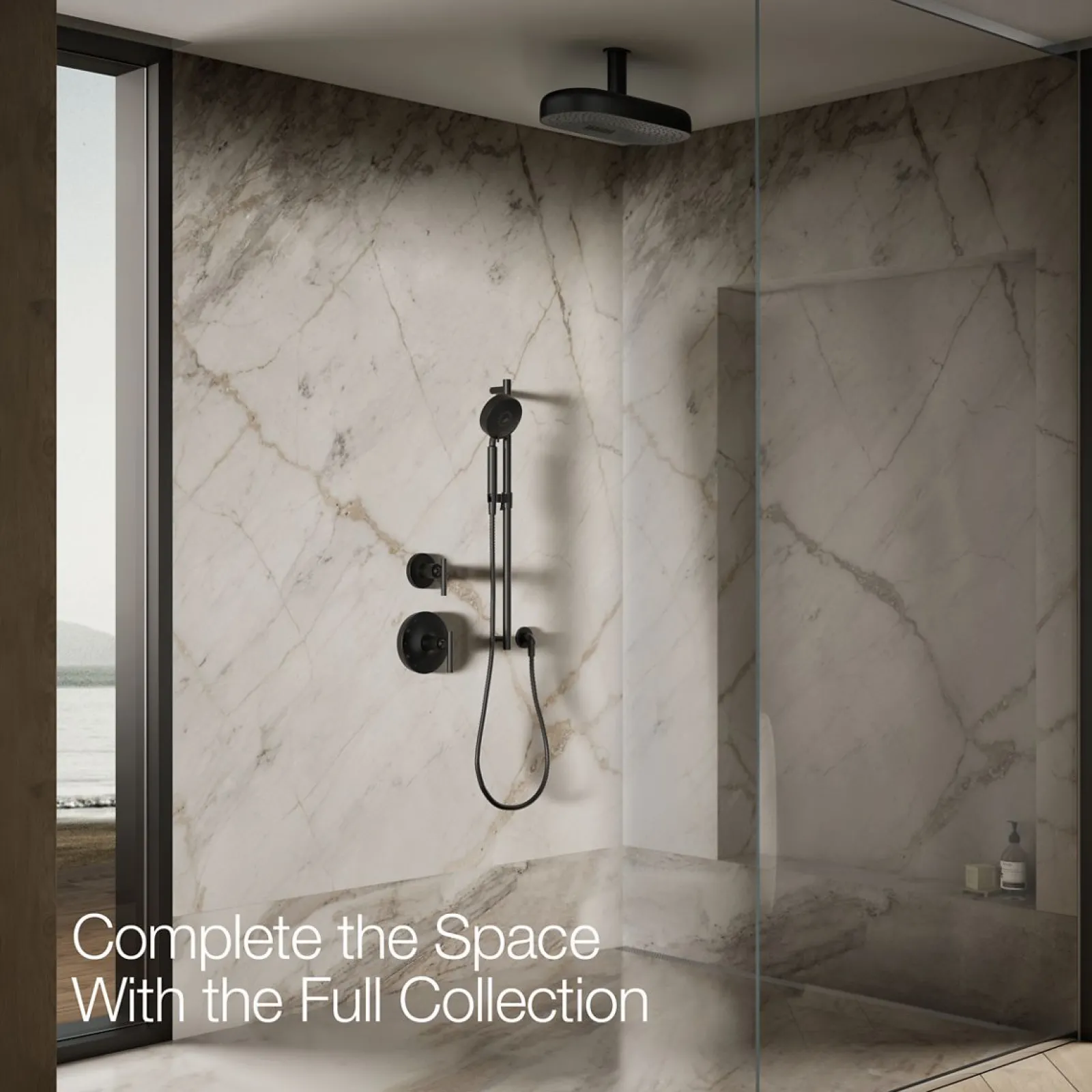 Oblong 18" two-function rainhead, 2.5 gpm^Kohler Clearance