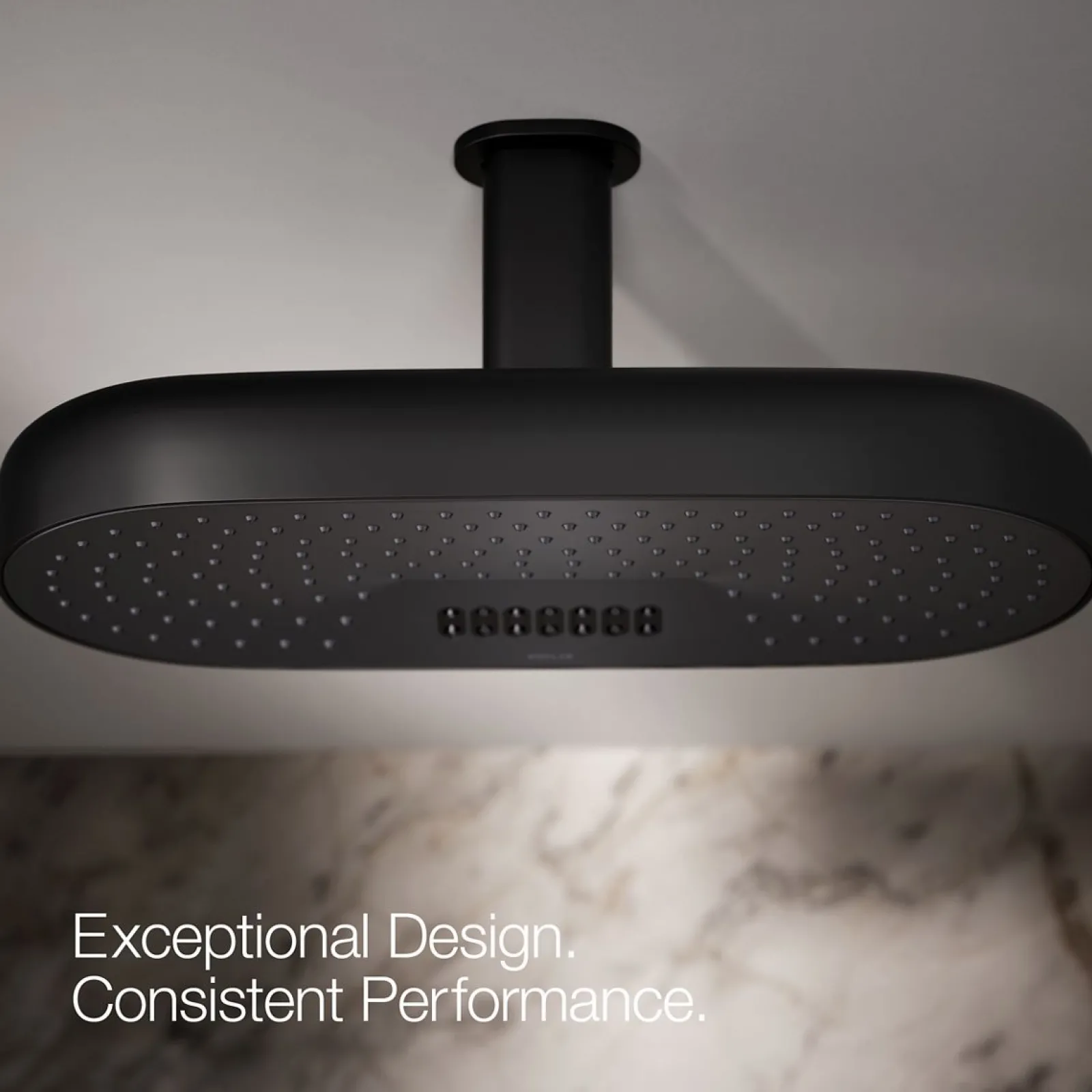 Oblong 18" two-function rainhead, 2.5 gpm^Kohler Clearance