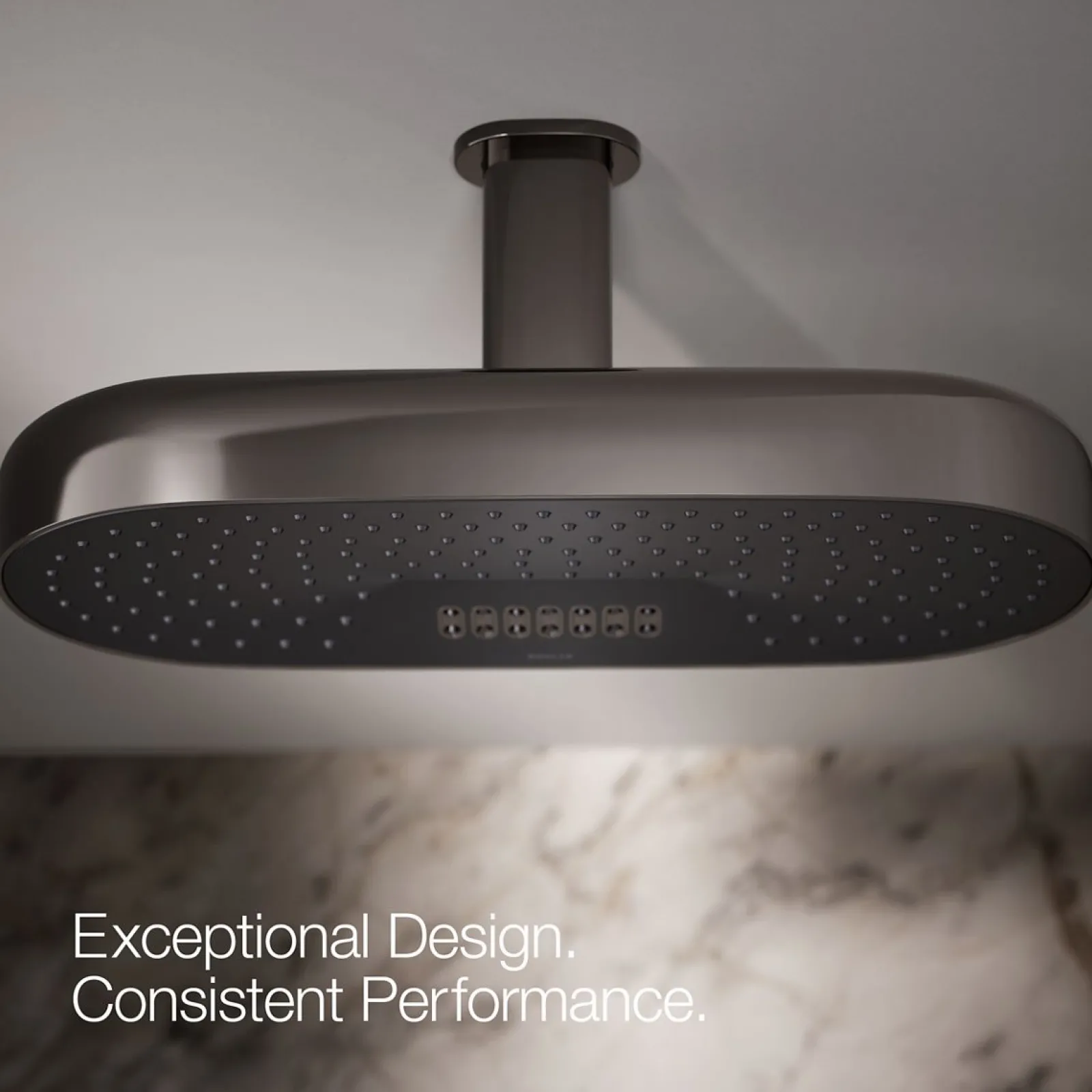 Oblong 18" two-function rainhead, 2.5 gpm^Kohler Clearance