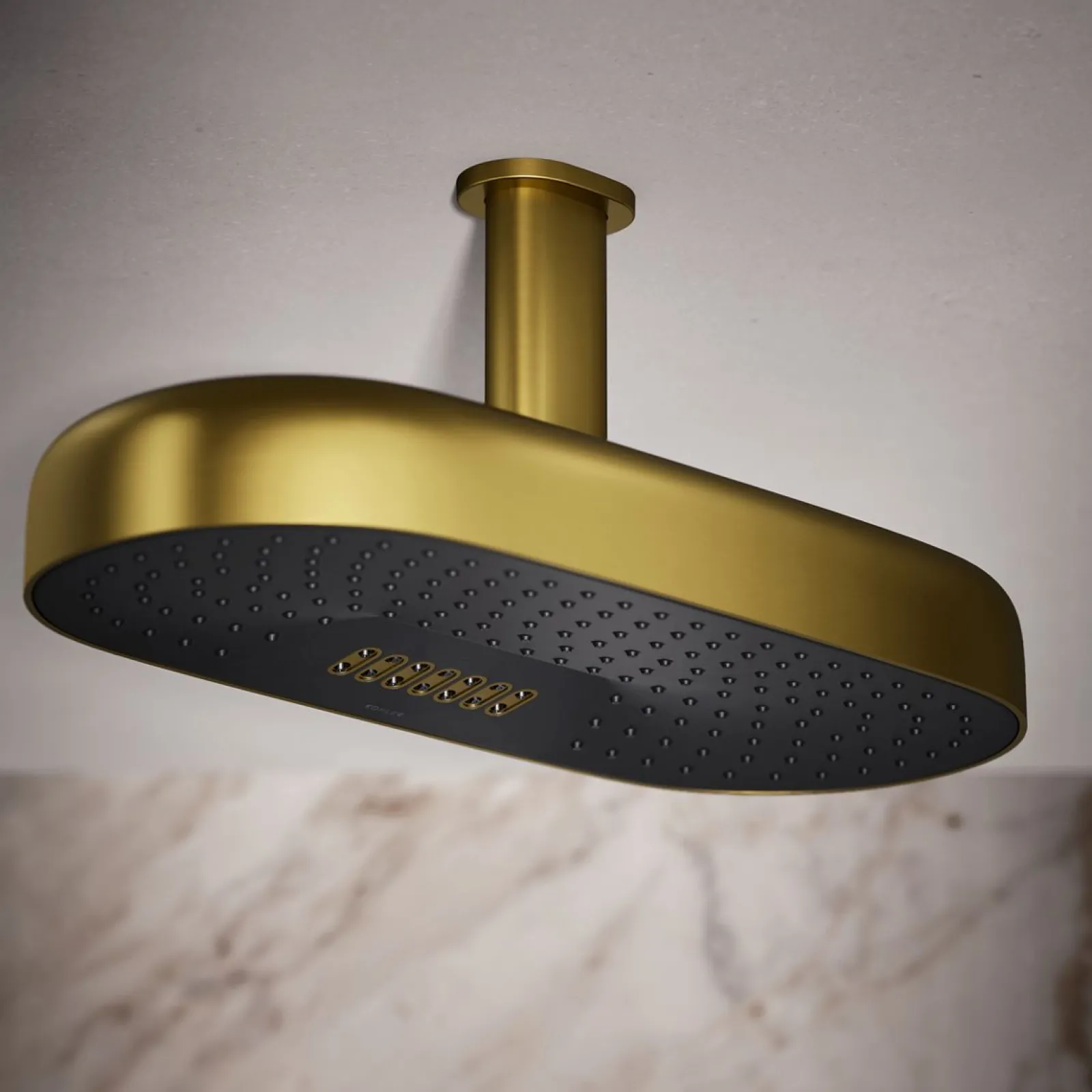 Oblong 18" two-function rainhead, 2.5 gpm^Kohler Clearance