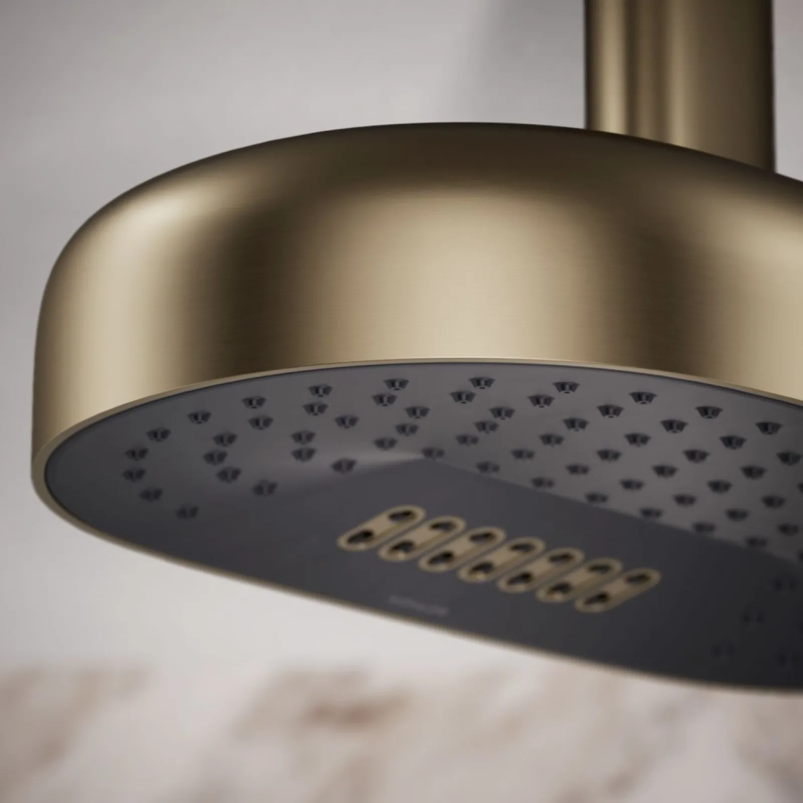 Oblong 14" two-function rainhead, 2.5 gpm^Kohler Best