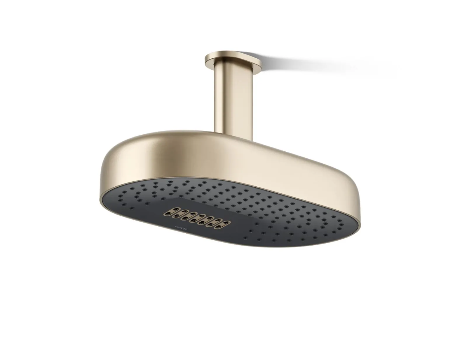 Oblong 14" two-function rainhead, 2.5 gpm^Kohler Best