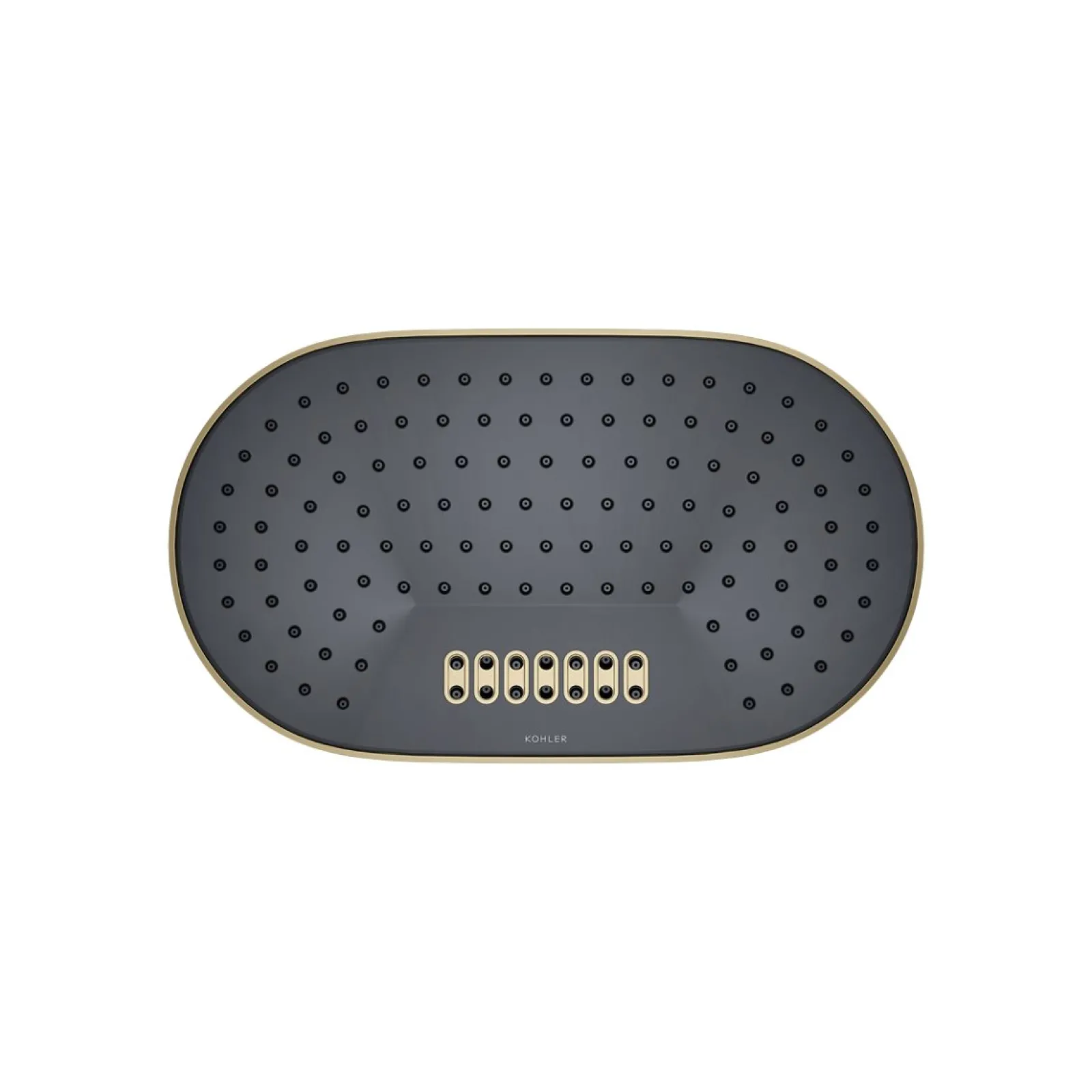 Oblong 14" two-function rainhead, 2.5 gpm^Kohler Best