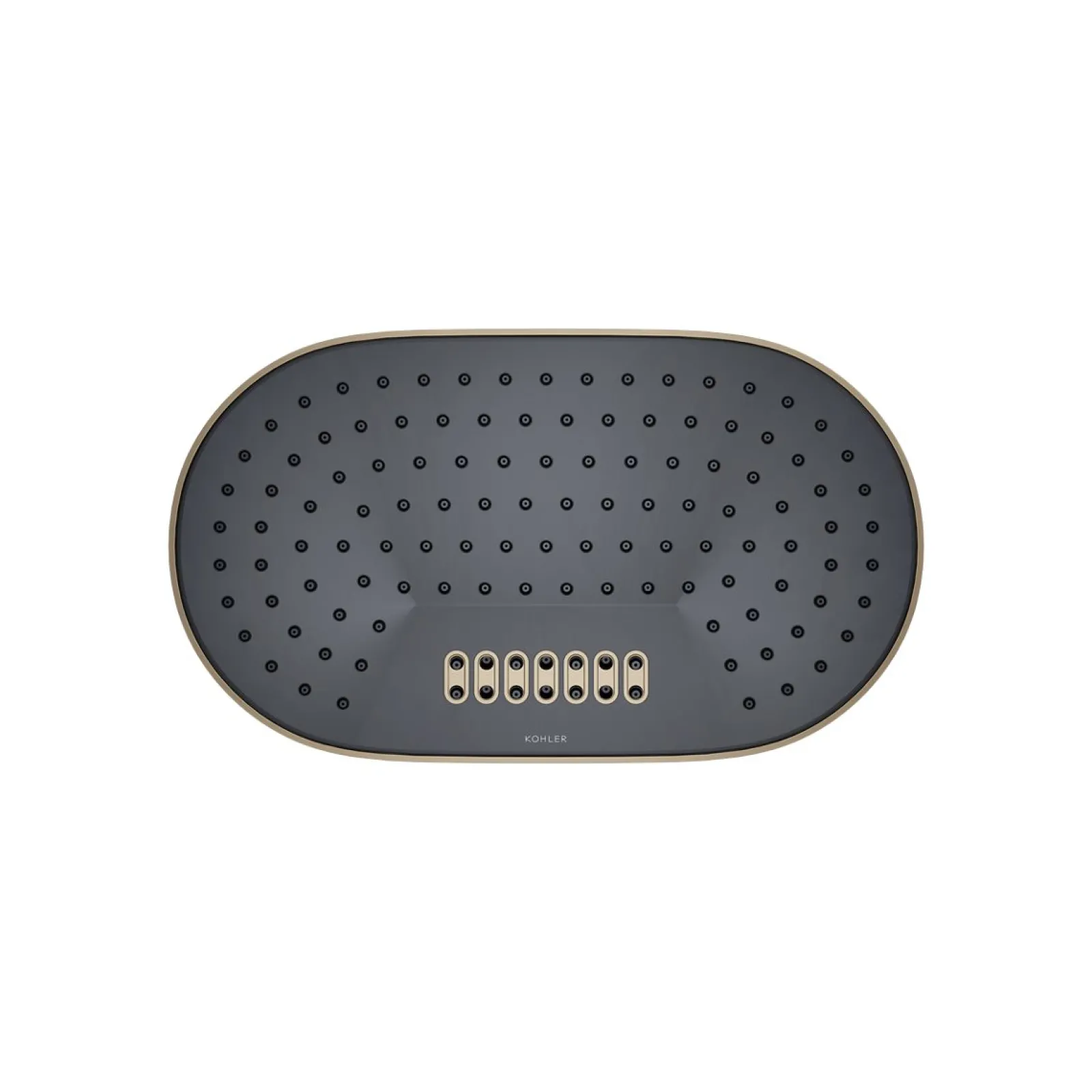 Oblong 14" two-function rainhead, 2.5 gpm^Kohler Best