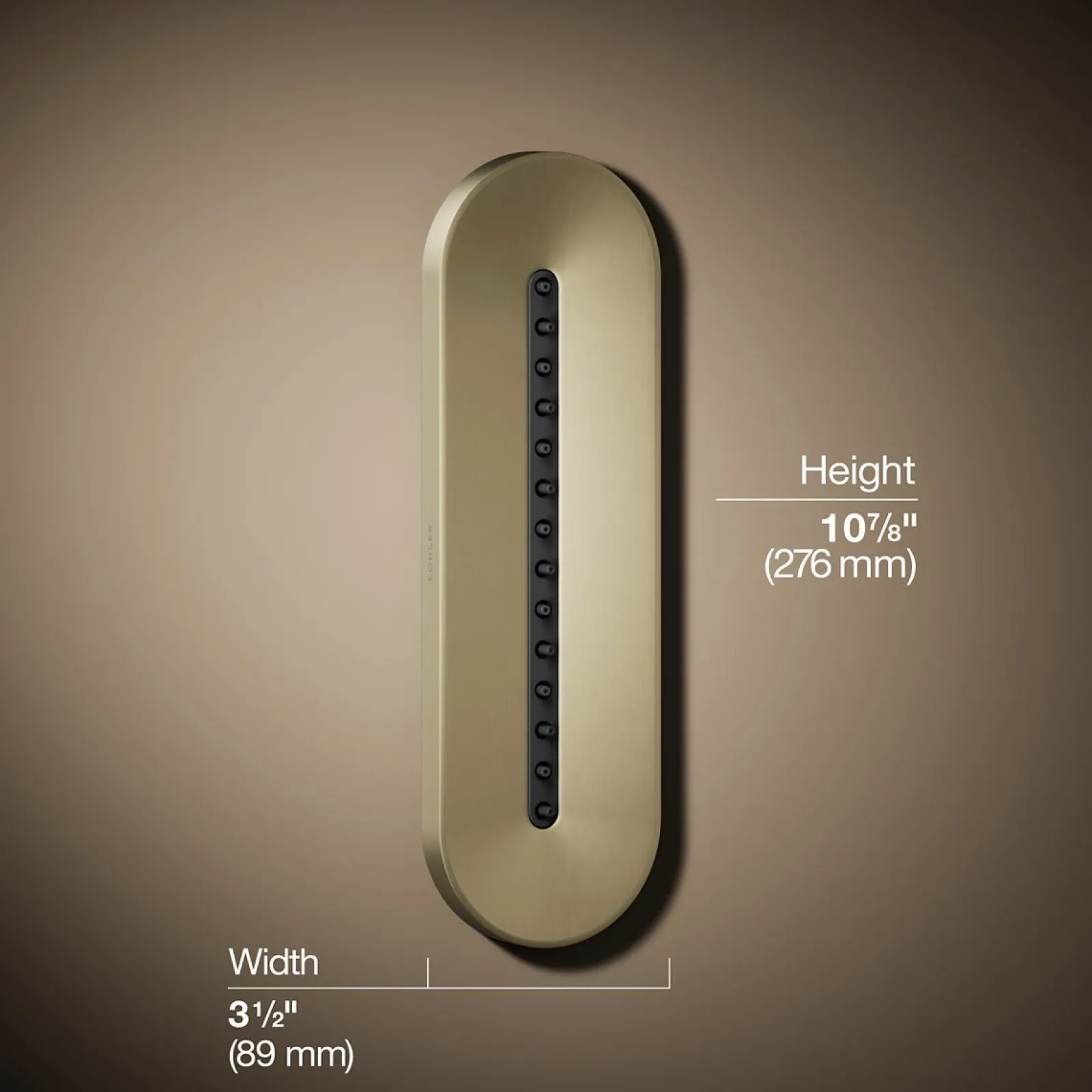 Oblong Vichy single-function body spray, 1.75 gpm^Kohler