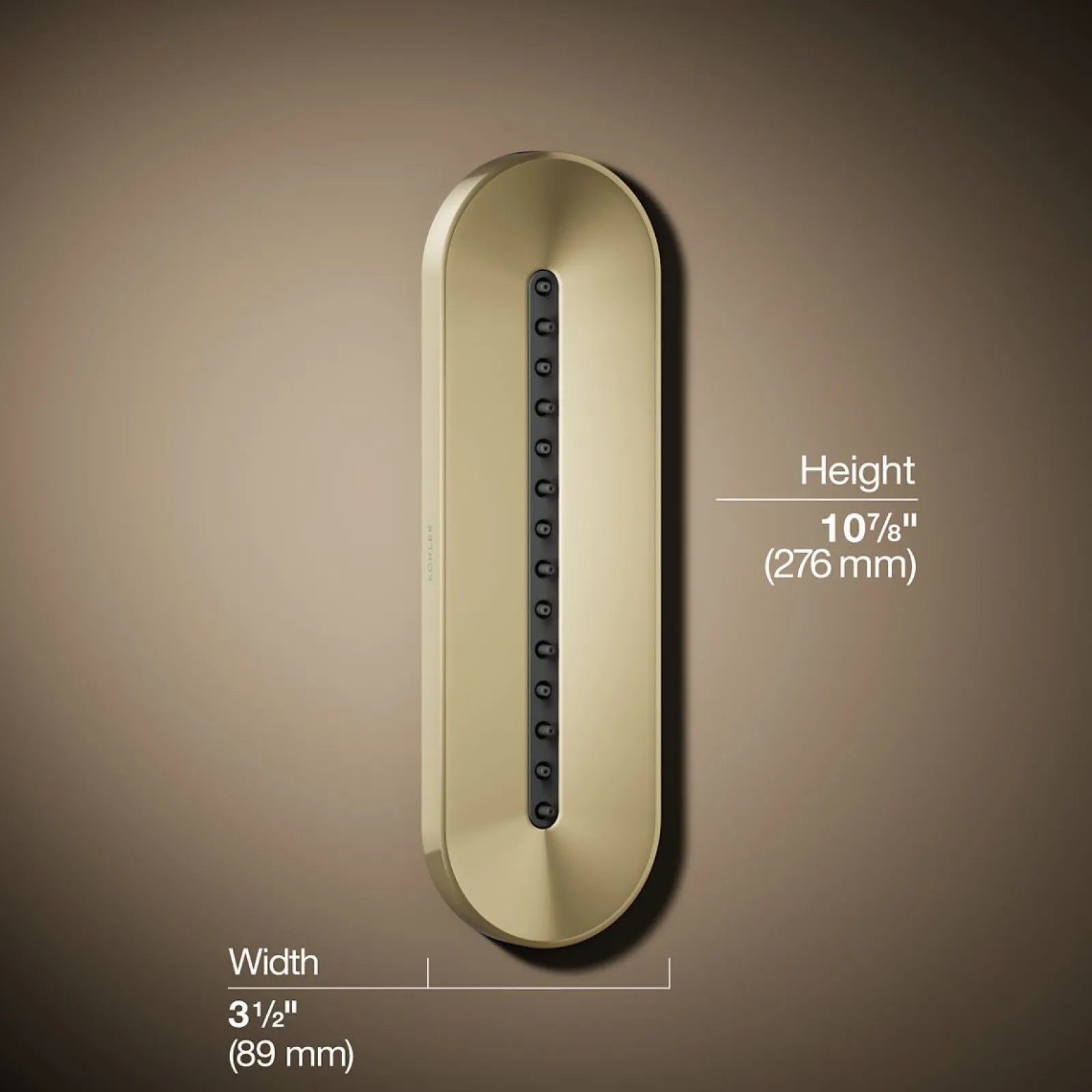 Oblong Vichy single-function body spray, 1.75 gpm^Kohler