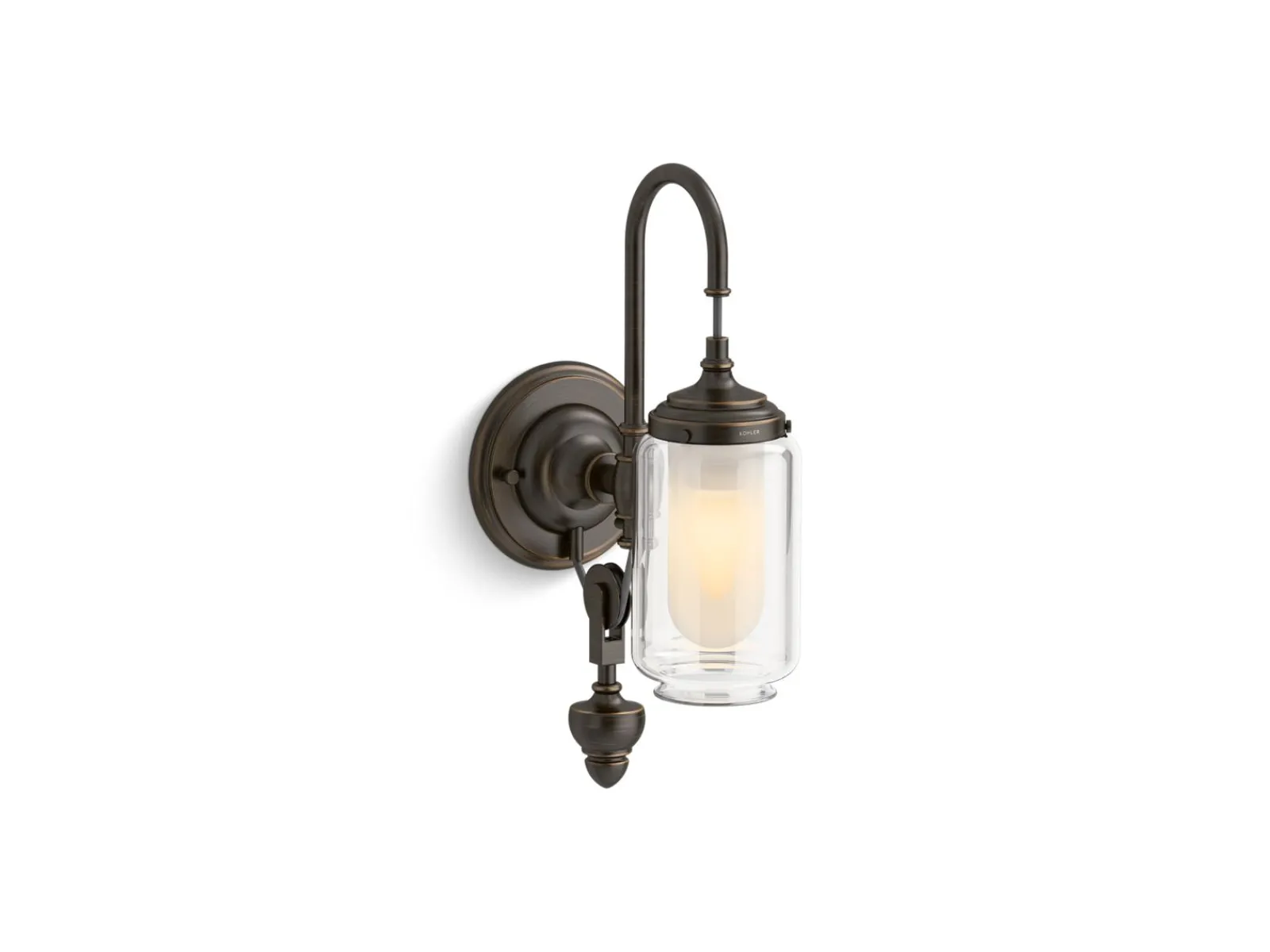 One-light adjustable sconce^Kohler Discount