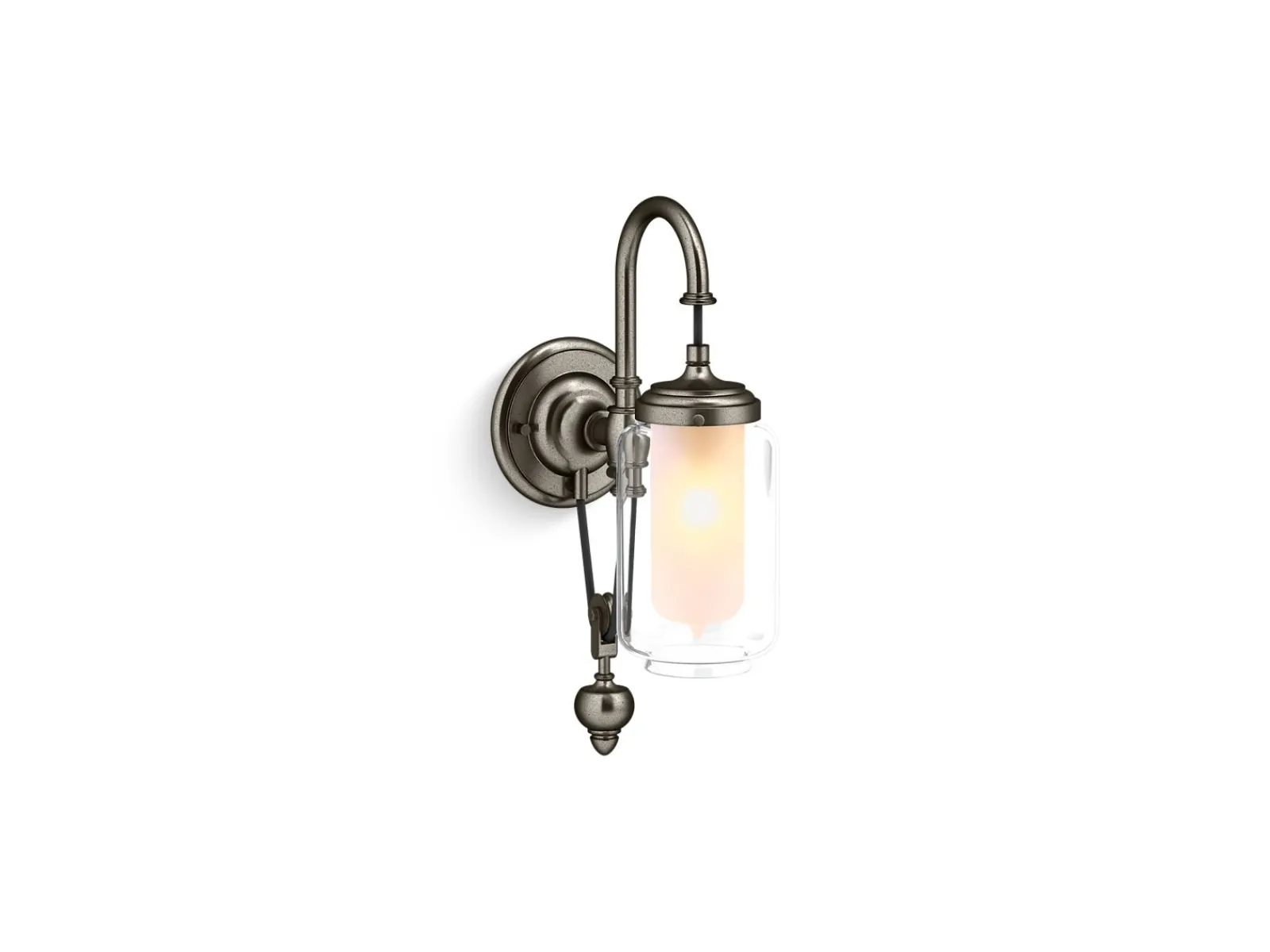 One-light adjustable sconce^Kohler Discount