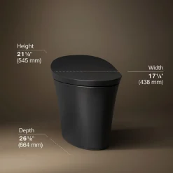 One-piece compact elongated smart toilet, dual-flush^Kohler Discount
