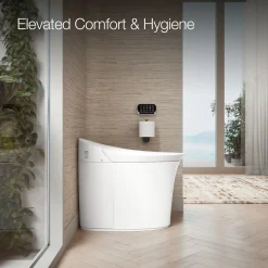 One-piece compact elongated smart toilet, dual-flush^Kohler Discount