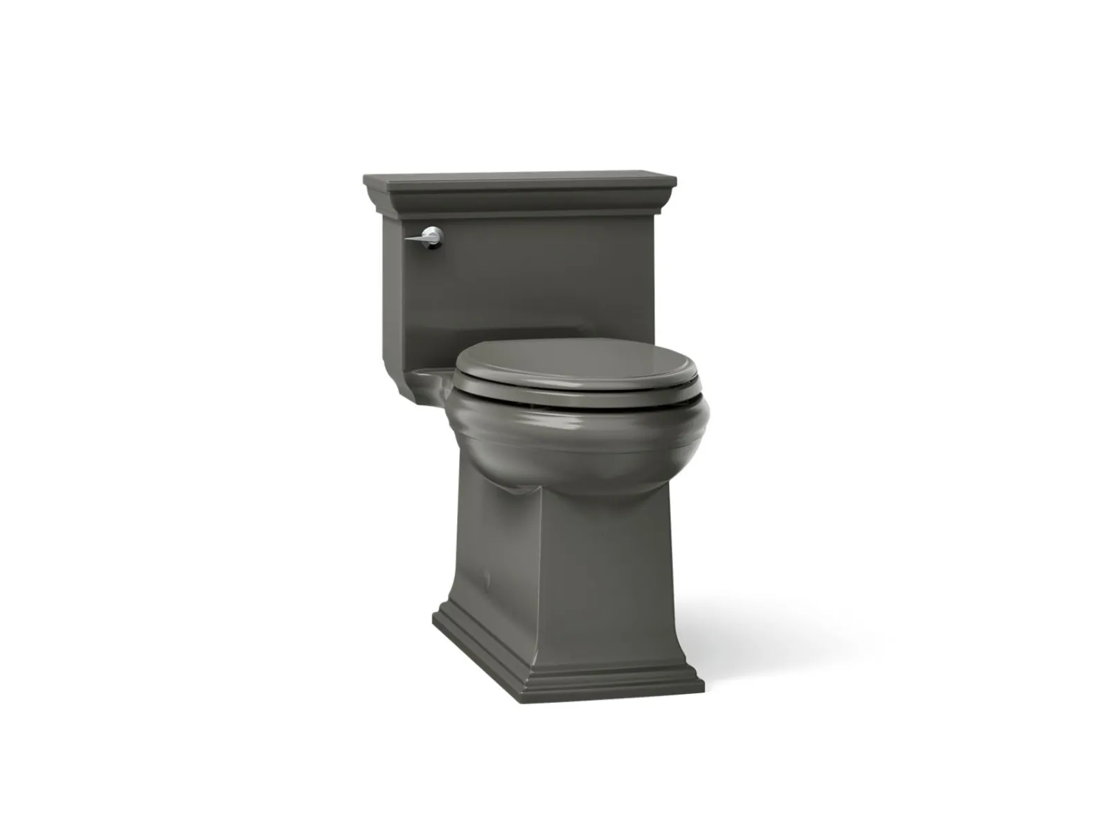 One-piece compact elongated toilet with skirted trapway, 1.28 gpf^Kohler Best
