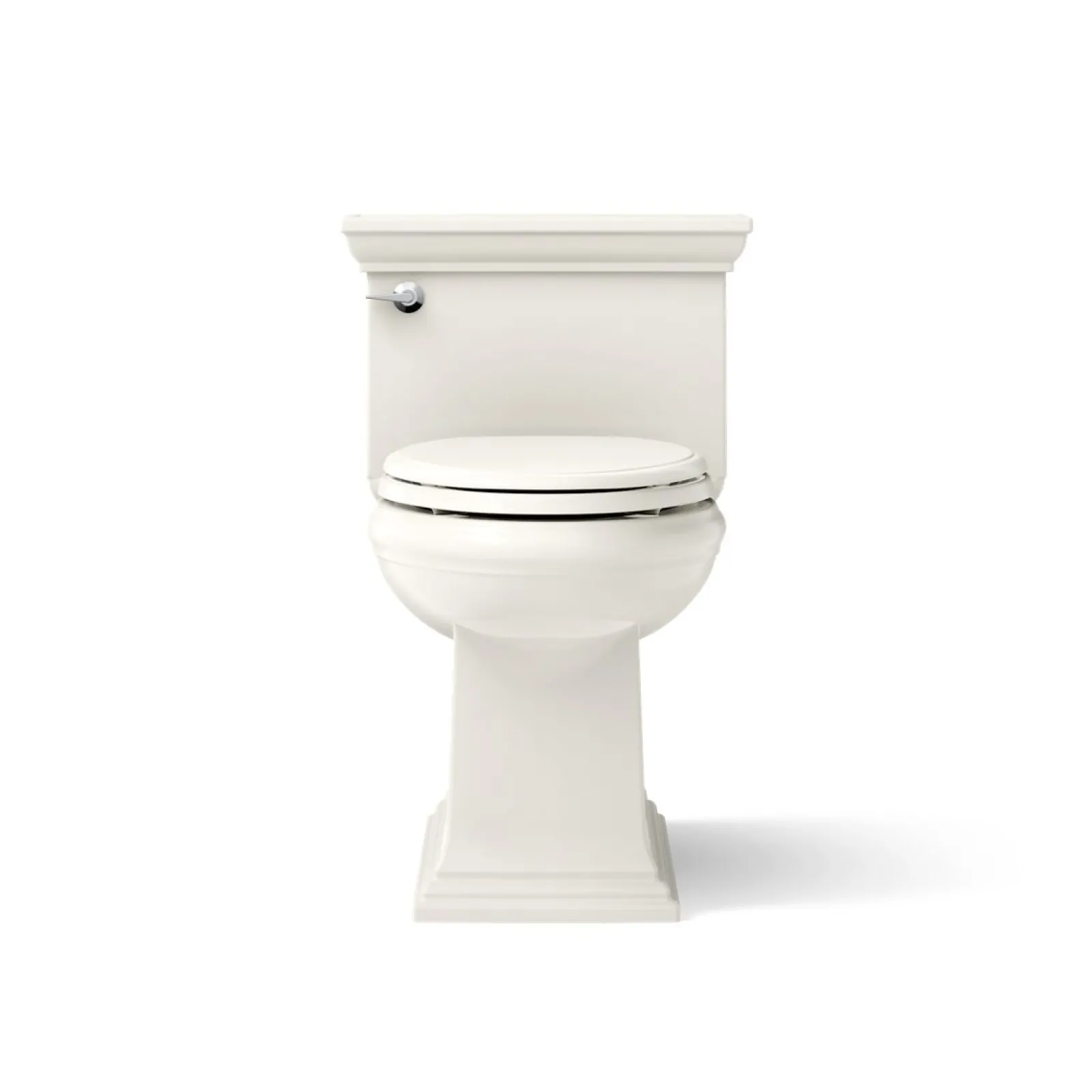 One-piece compact elongated toilet with skirted trapway, 1.28 gpf^Kohler Best