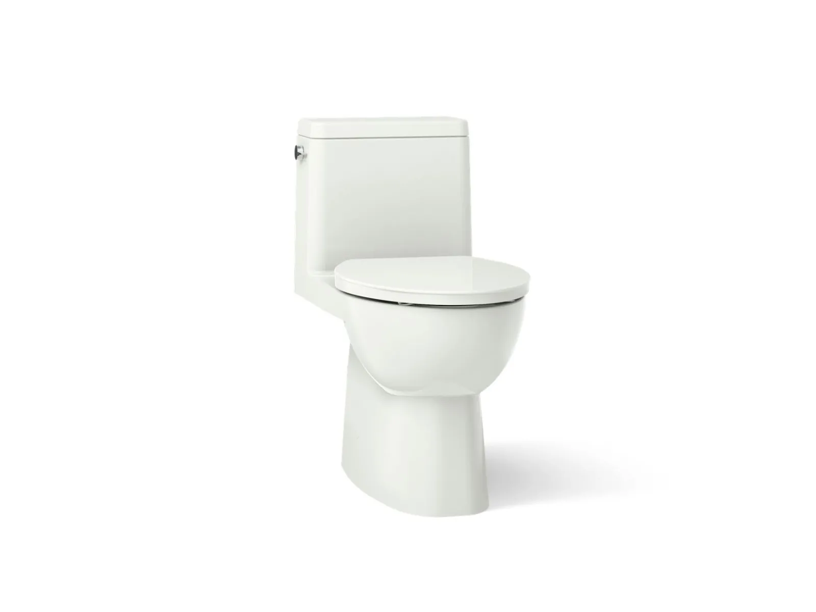 One-piece compact elongated toilet with skirted trapway, 1.28 gpf^Kohler Best