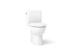 One-piece compact elongated toilet with skirted trapway, 1.28 gpf^Kohler Best