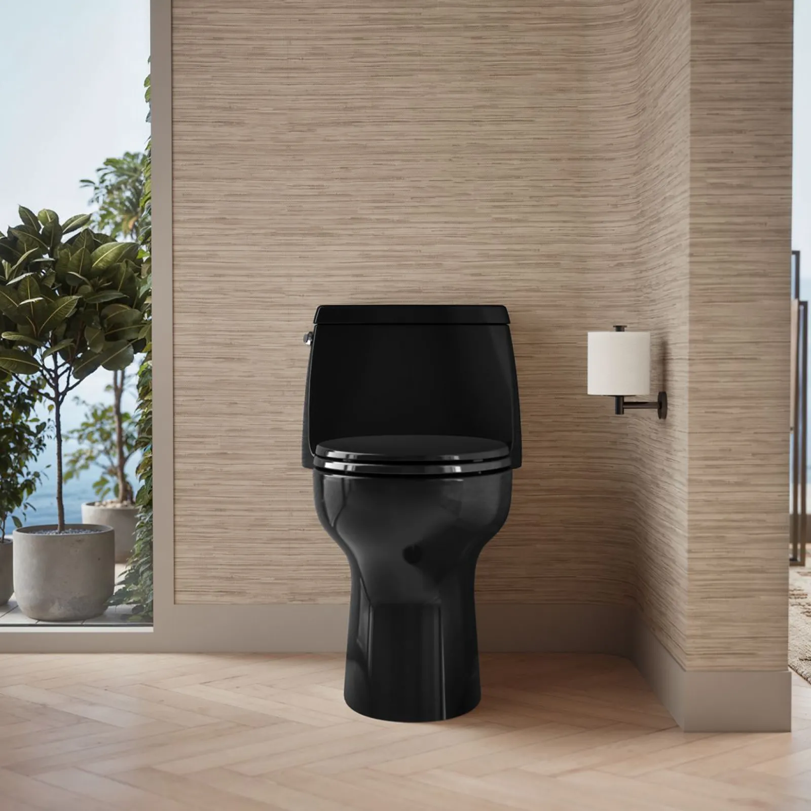 One-piece compact elongated toilet, 1.28 gpf^Kohler Clearance