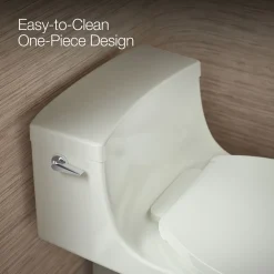 One-piece compact elongated toilet with concealed trapway, 1.28 gpf^Kohler