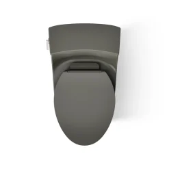 One-piece compact elongated toilet with concealed trapway, 1.28 gpf^Kohler