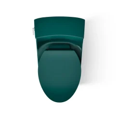 One-piece compact elongated toilet with concealed trapway, 1.28 gpf^Kohler