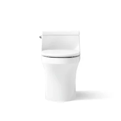 One-piece compact elongated toilet with concealed trapway, 1.28 gpf^Kohler