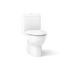 One-piece compact elongated toilet with skirted trapway, dual-flush^Kohler