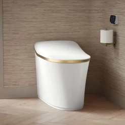 One-piece elongated smart toilet, dual-flush^Kohler Clearance