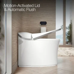 One-piece elongated smart toilet, dual-flush^Kohler Clearance