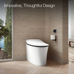 One-piece elongated smart toilet, dual-flush^Kohler Clearance