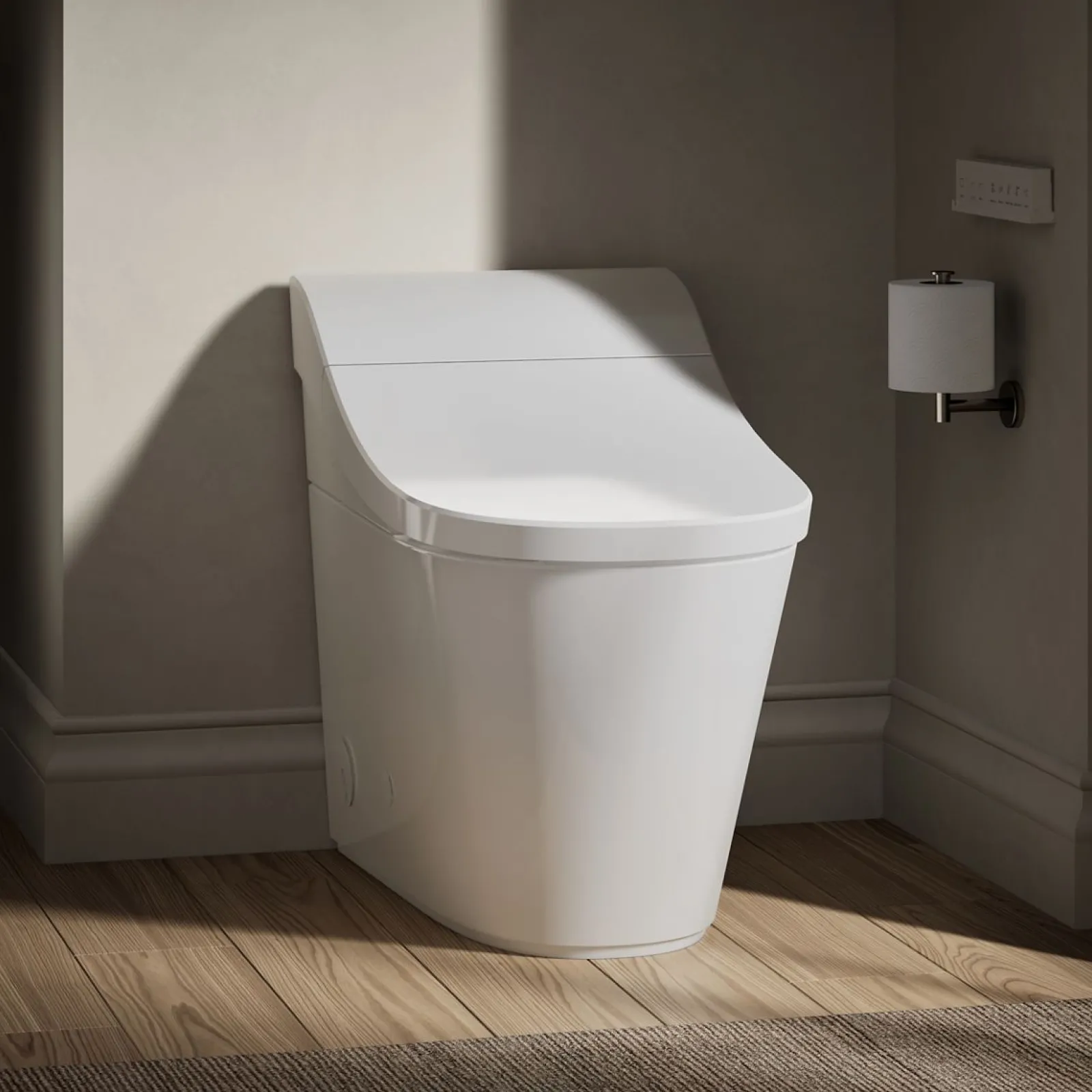 One-piece elongated smart toilet, dual-flush^Kohler New