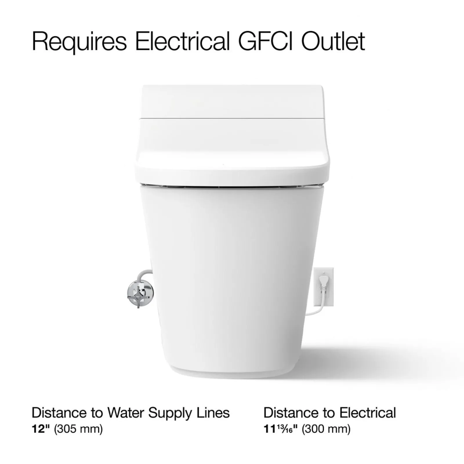 One-piece elongated smart toilet, dual-flush^Kohler New