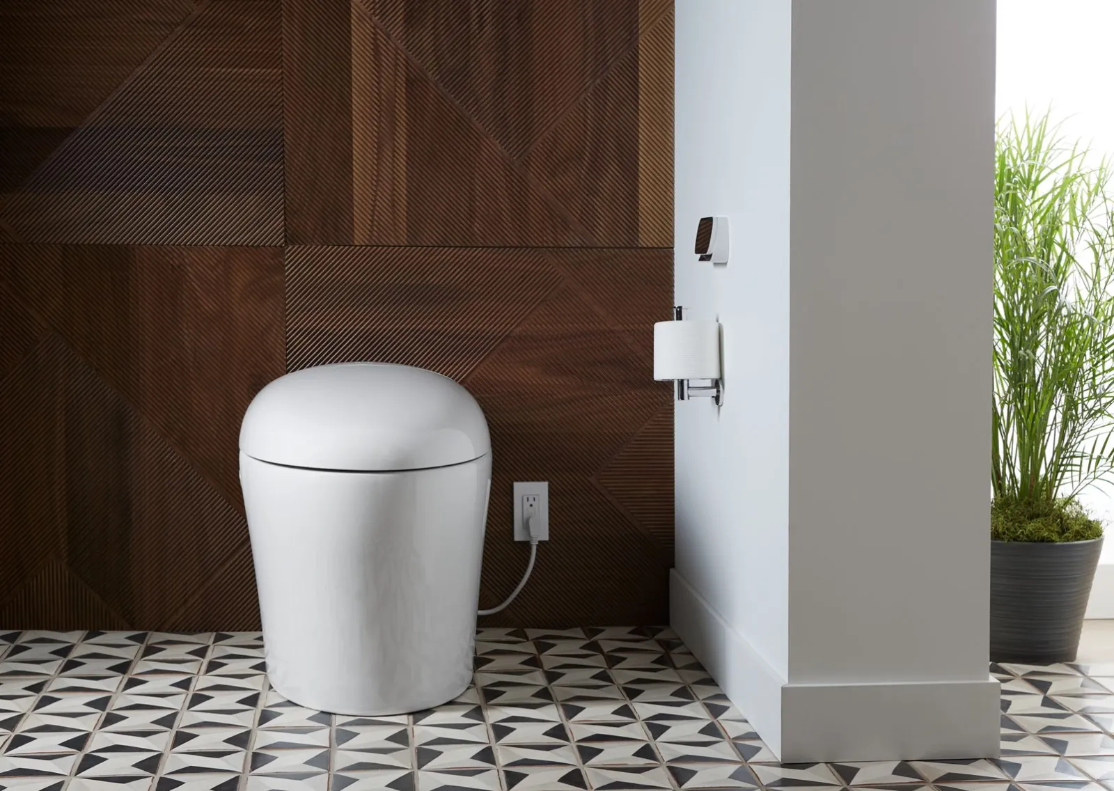 One-piece elongated smart toilet, 1.08 gpf^Kohler Clearance