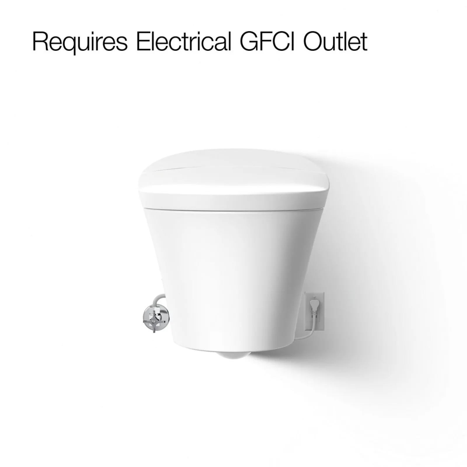 One-piece elongated smart toilet, dual-flush^Kohler Clearance