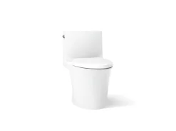 One-piece elongated toilet with skirted trapway, dual-flush^Kohler Hot
