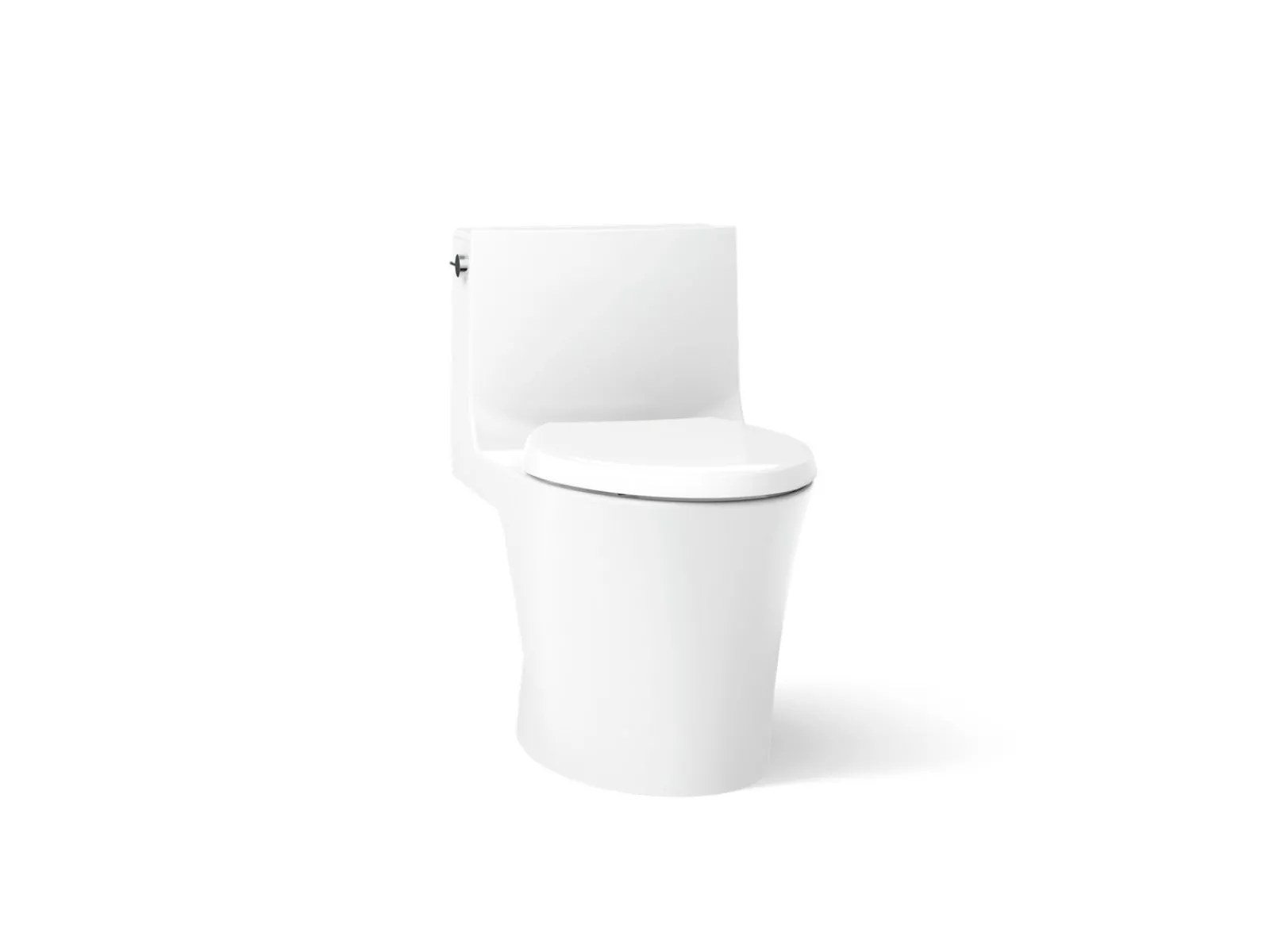 One-piece elongated toilet with skirted trapway, dual-flush^Kohler Hot