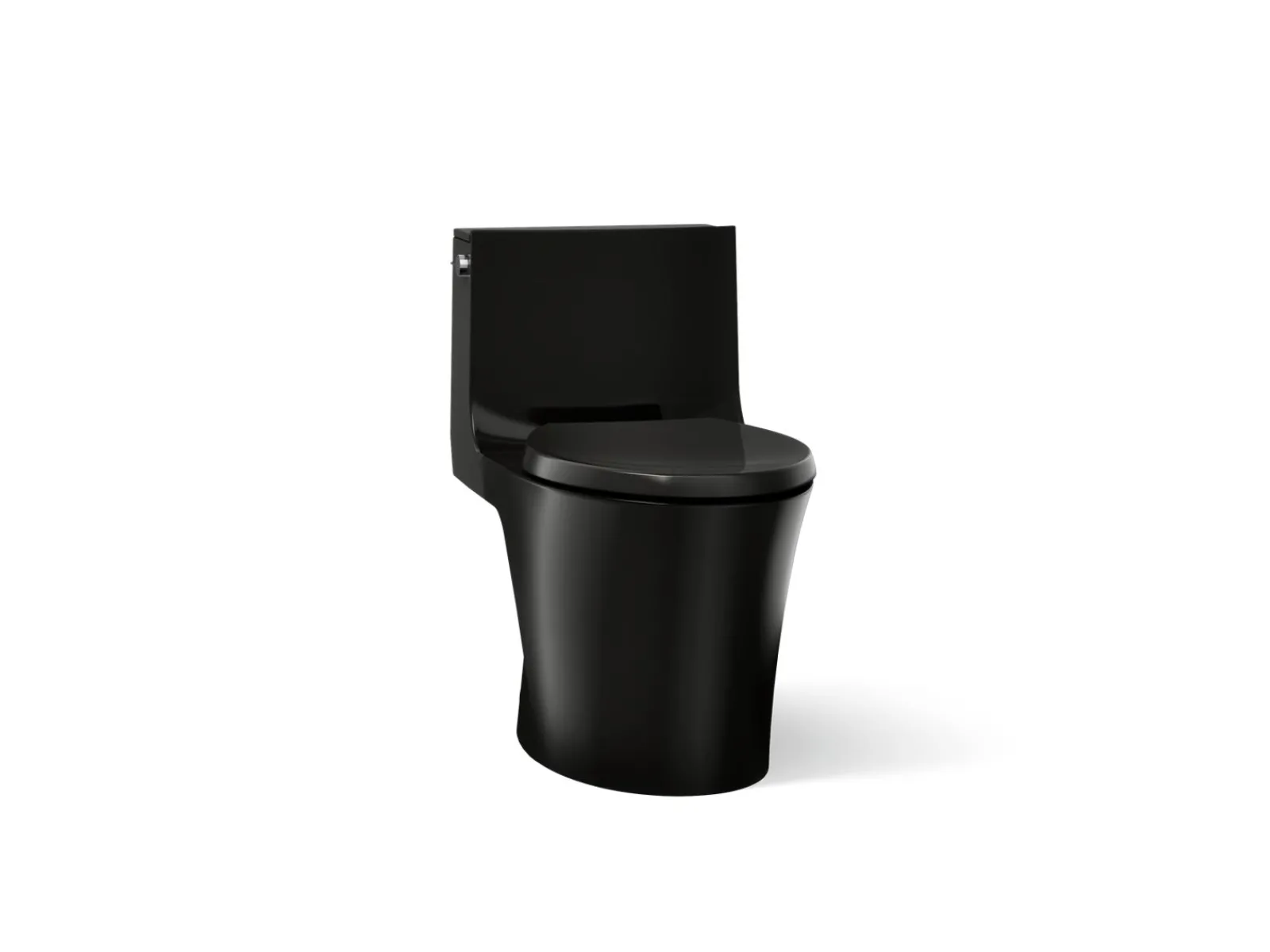 One-piece elongated toilet with skirted trapway, dual-flush^Kohler Hot