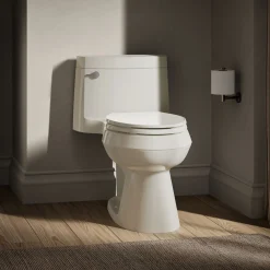 One-piece elongated toilet with concealed trapway, 1.28 gpf^Kohler Outlet