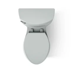 One-piece elongated toilet with concealed trapway, 1.28 gpf^Kohler Outlet