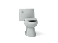 One-piece elongated toilet with concealed trapway, 1.28 gpf^Kohler Outlet