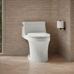 One-piece round-front toilet, 1.28 gpf^Kohler