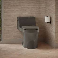 One-piece round-front toilet, 1.28 gpf^Kohler