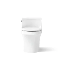 One-piece round-front toilet, 1.28 gpf^Kohler