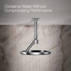 Open Rain iconic single-function rainhead, 2.5 gpm^Kohler Hot