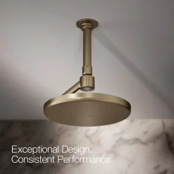 Open Rain iconic single-function rainhead, 2.5 gpm^Kohler Hot