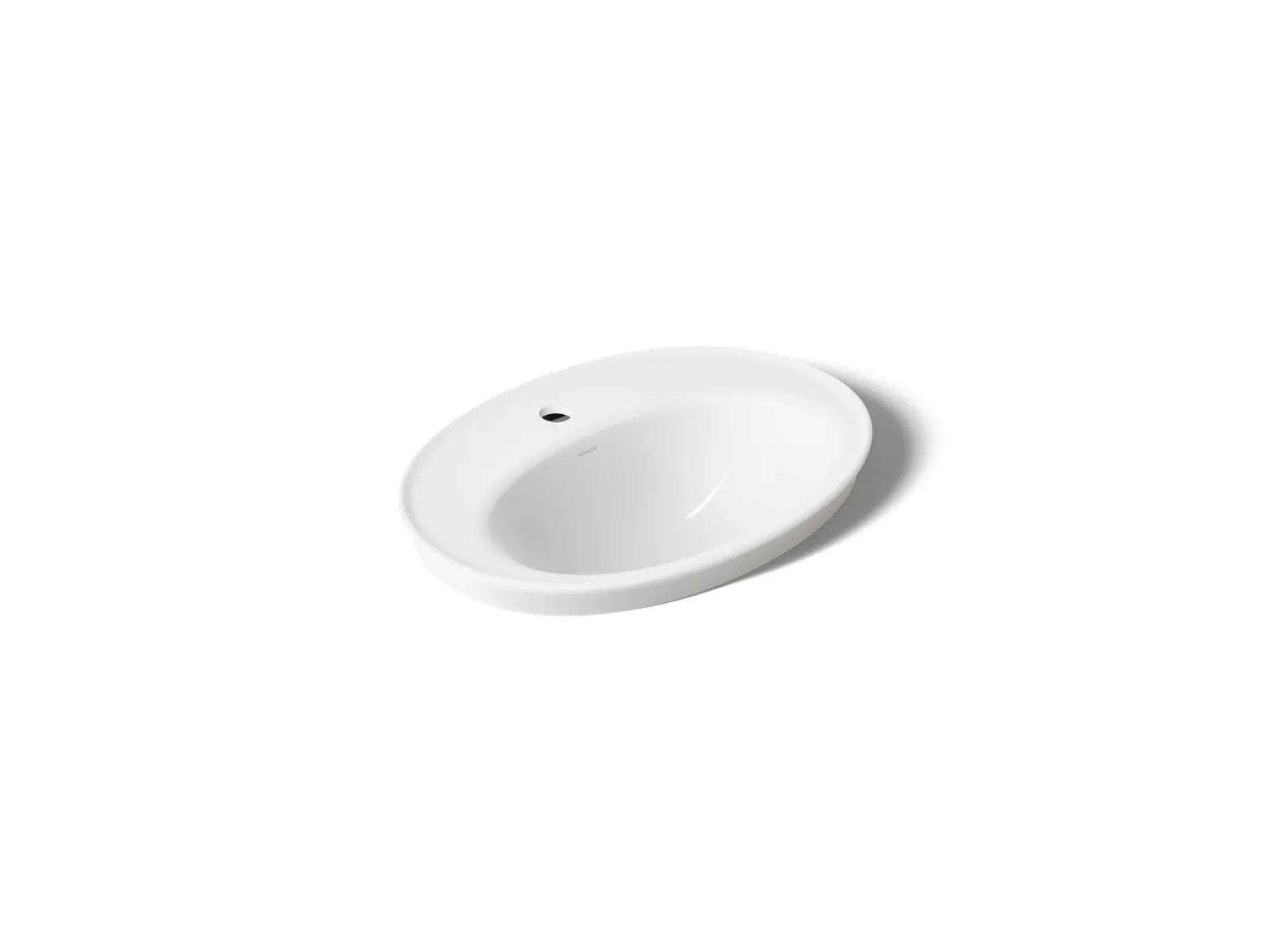 22-1/4" oval drop-in bathroom sink^Kohler Outlet