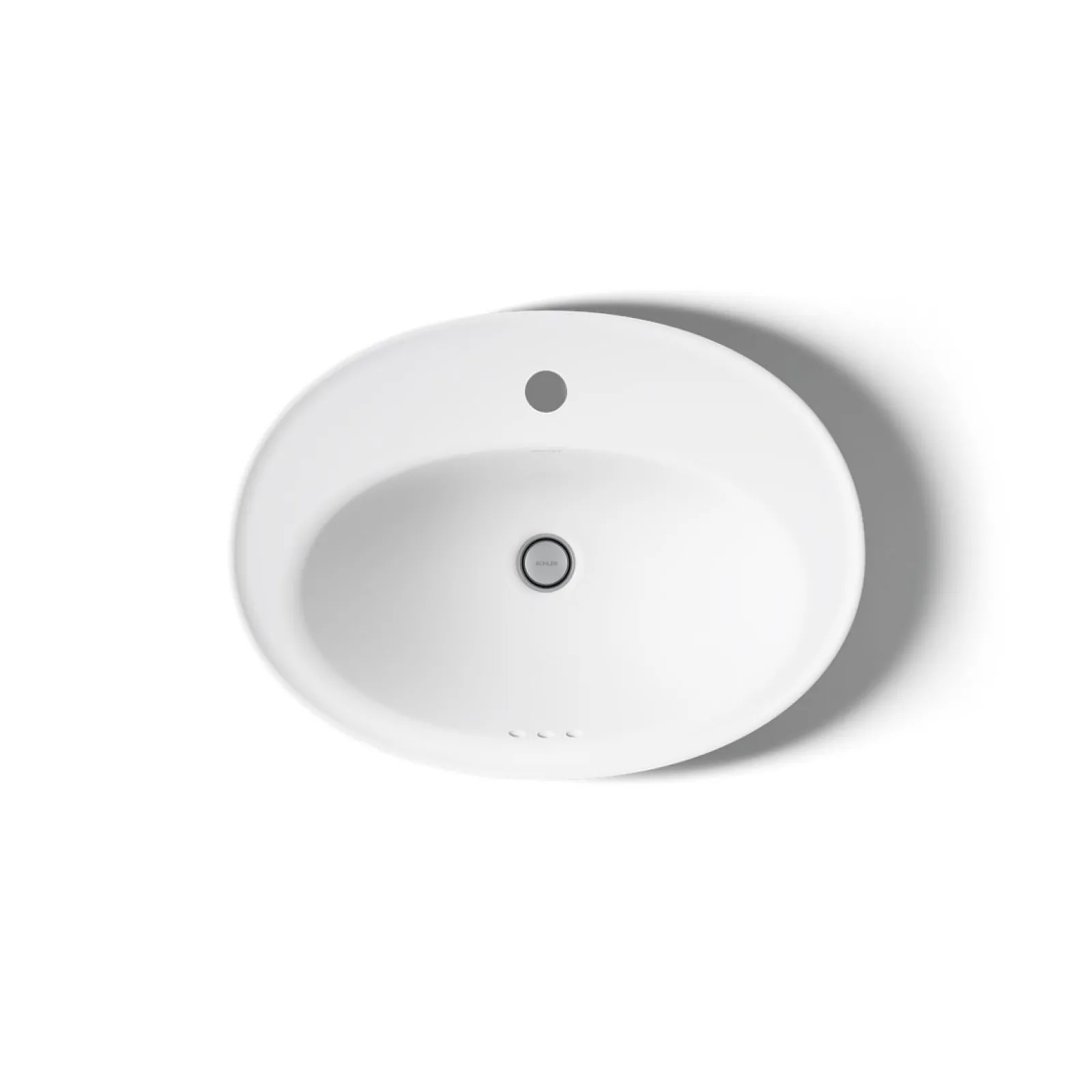 22-1/4" oval drop-in bathroom sink^Kohler Outlet